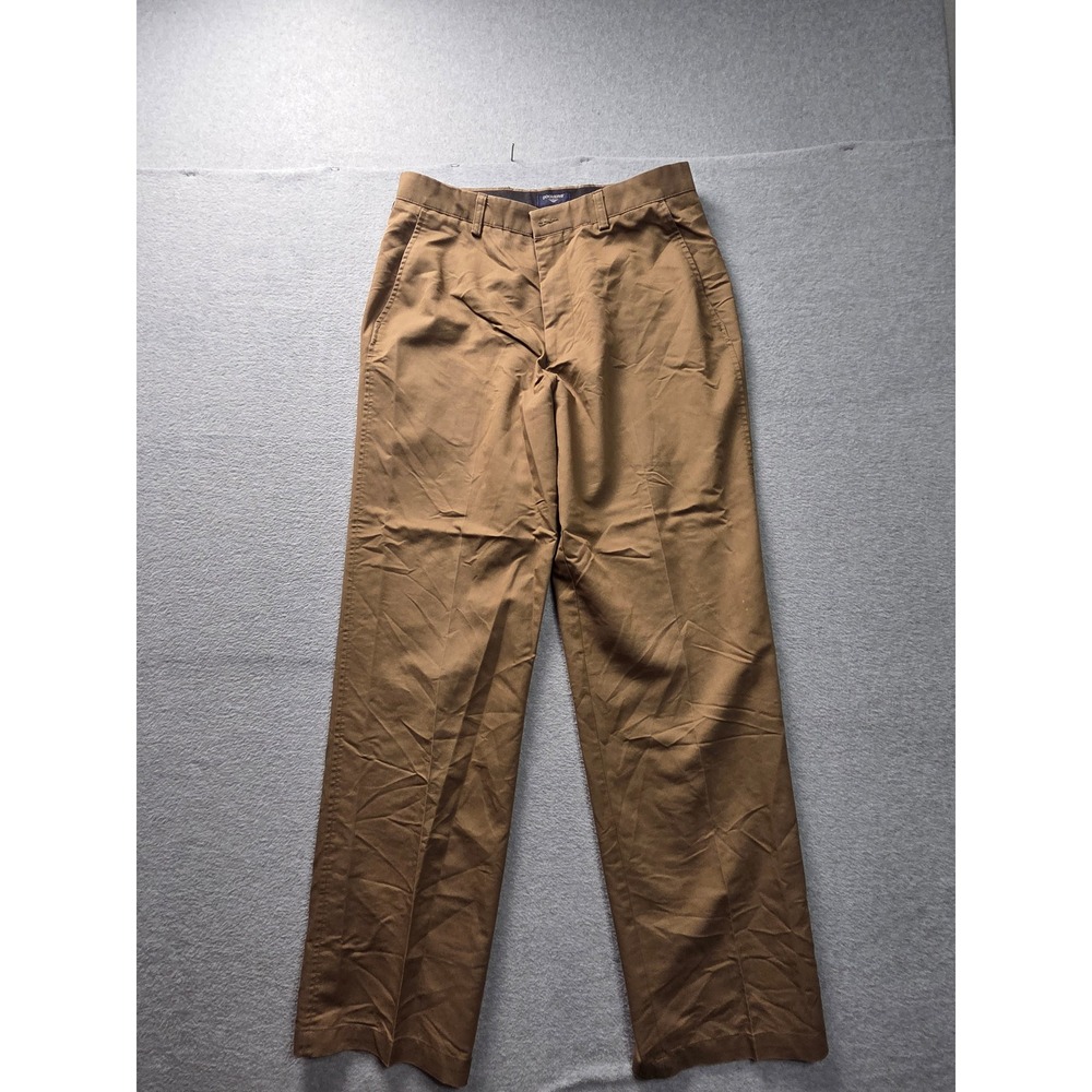 Dockers Individual Fit Khaki Pants Mens 34x34 Brown Straight Casual Office Chino